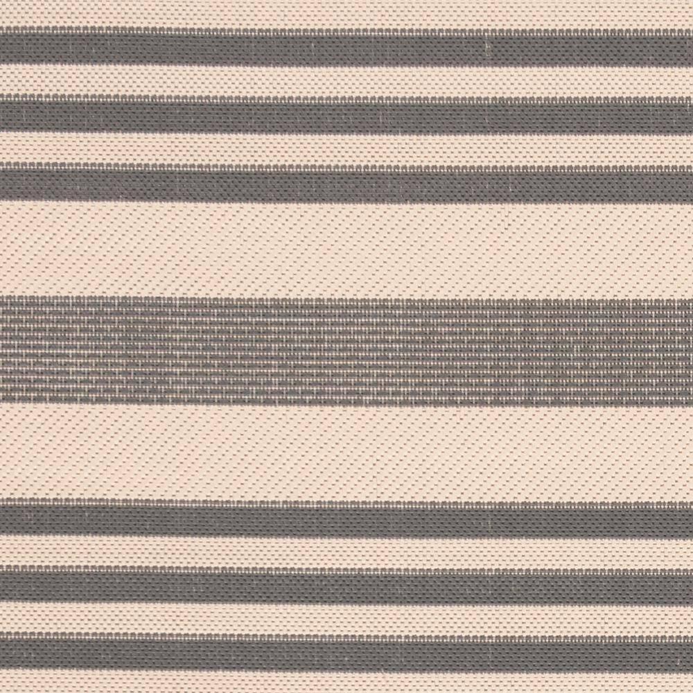 Courtyard CY6062 Power Loomed Indoor/Outdoor Area Rug - Grey/Bone - 5'3"x5'3" - Safavieh.