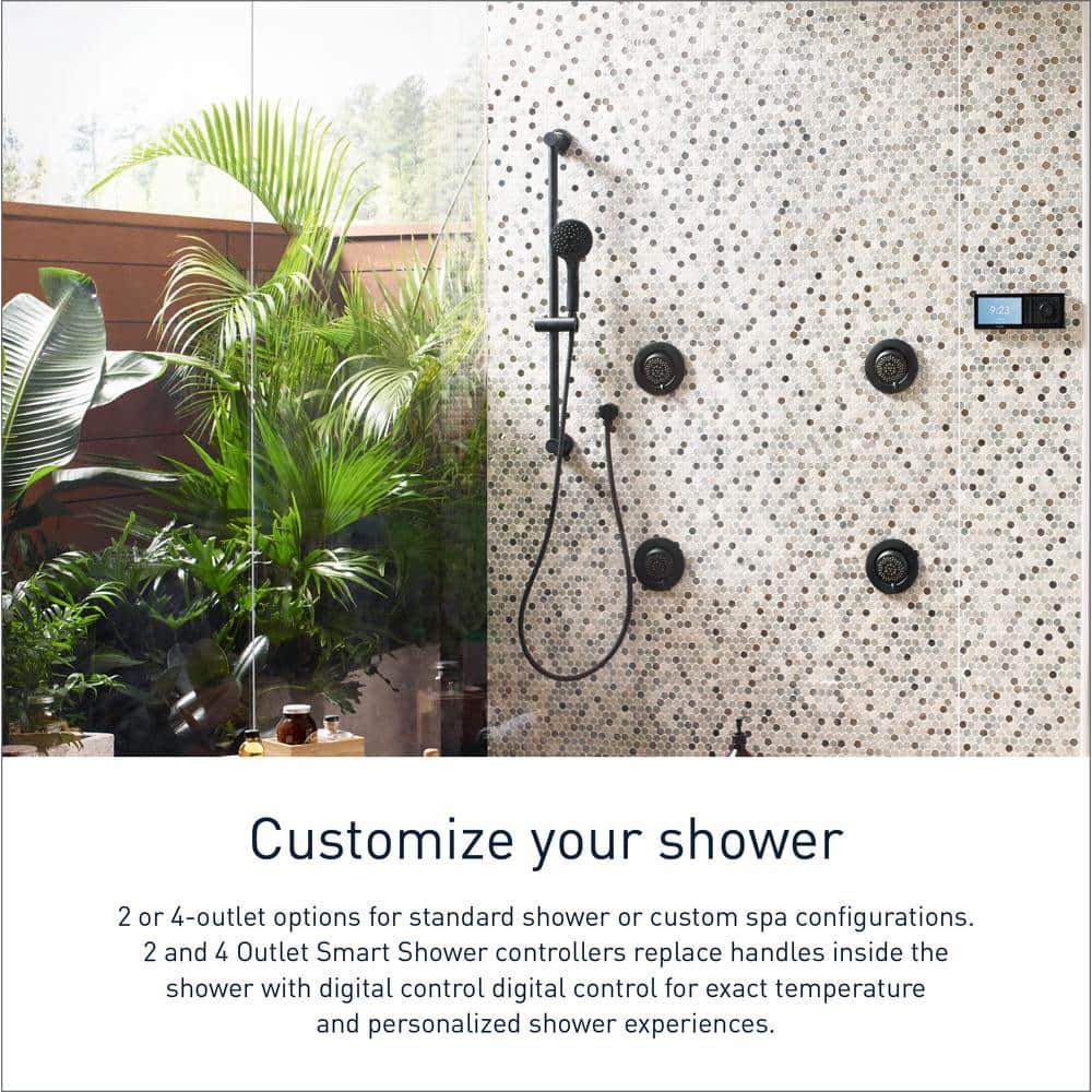 Smart Shower 2-Outlet Digital Shower Controller for Thermostatic Shower Valve