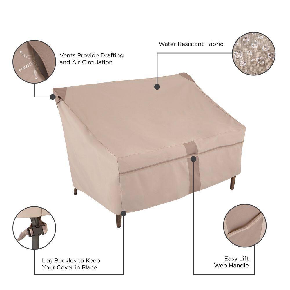 Modern Leisure Modern Leisure Monterey Patio Swivel Lounge Chair Cover, 2-Pack, 37.5"L x 39.25"W x 38.5"H, Beige (Set of 2)