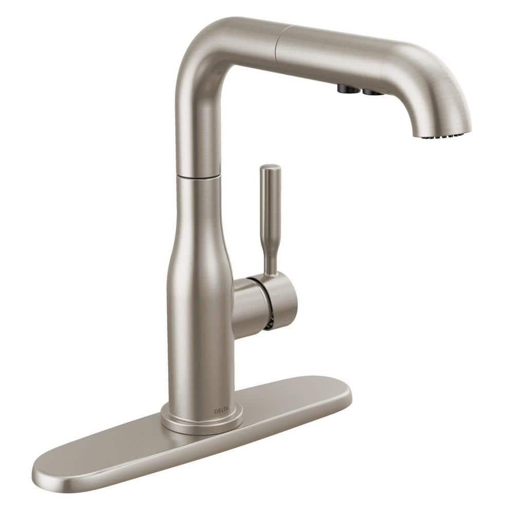 Almari Pull-Out Sprayer Kitchen Faucet, Single Handle Kitchen Sink Faucet