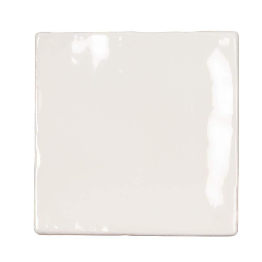 Apollo Tile Silken 3.94 in. x 3.94 in. Glossy Ceramic Square Wall and Floor Tile (6.48 sq. ft./case) (60-pack)