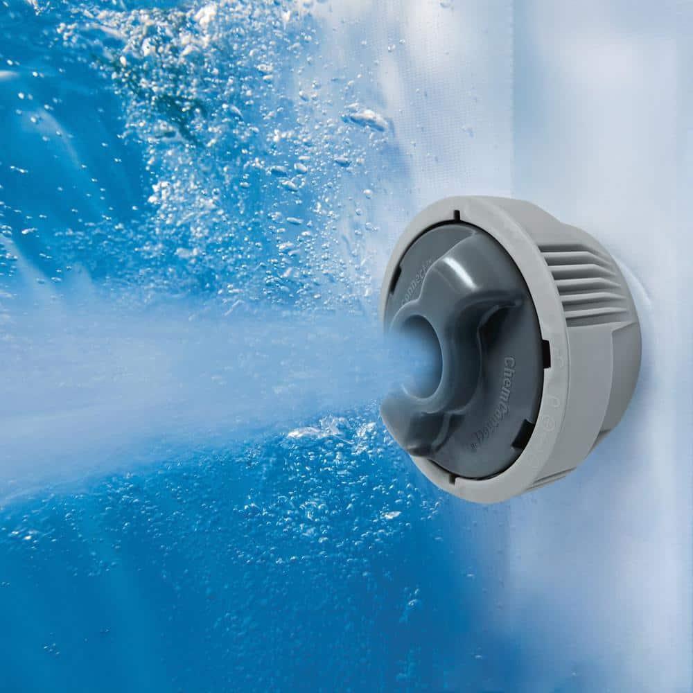 Bestway Coleman Miami AirJet Square Inflatable Hot Tub with EnergySense Cover, Black