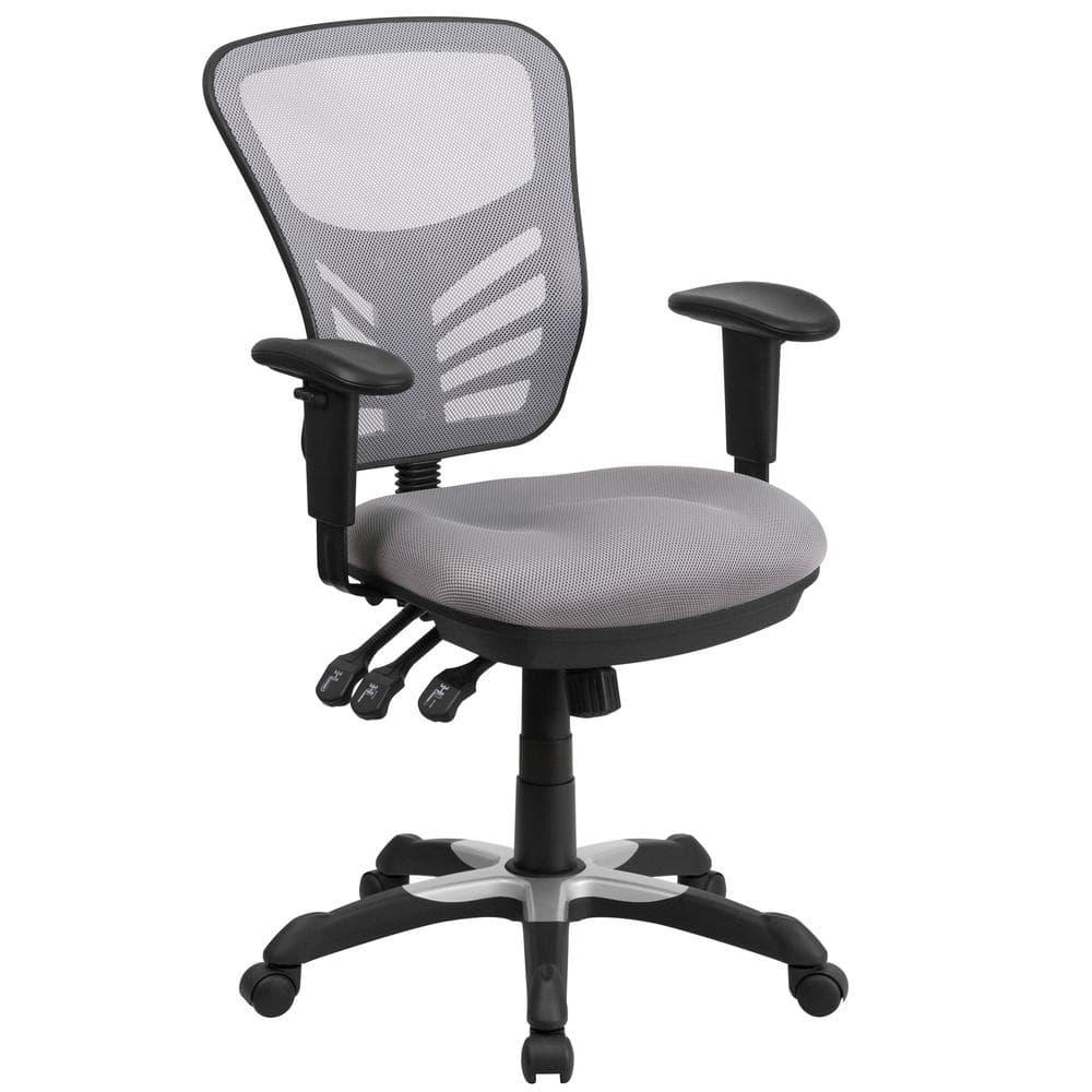 Flash Furniture Siyer Mid-Back Mesh Ergonomic Office Chair with Adjustable Arms by Flash Furniture
