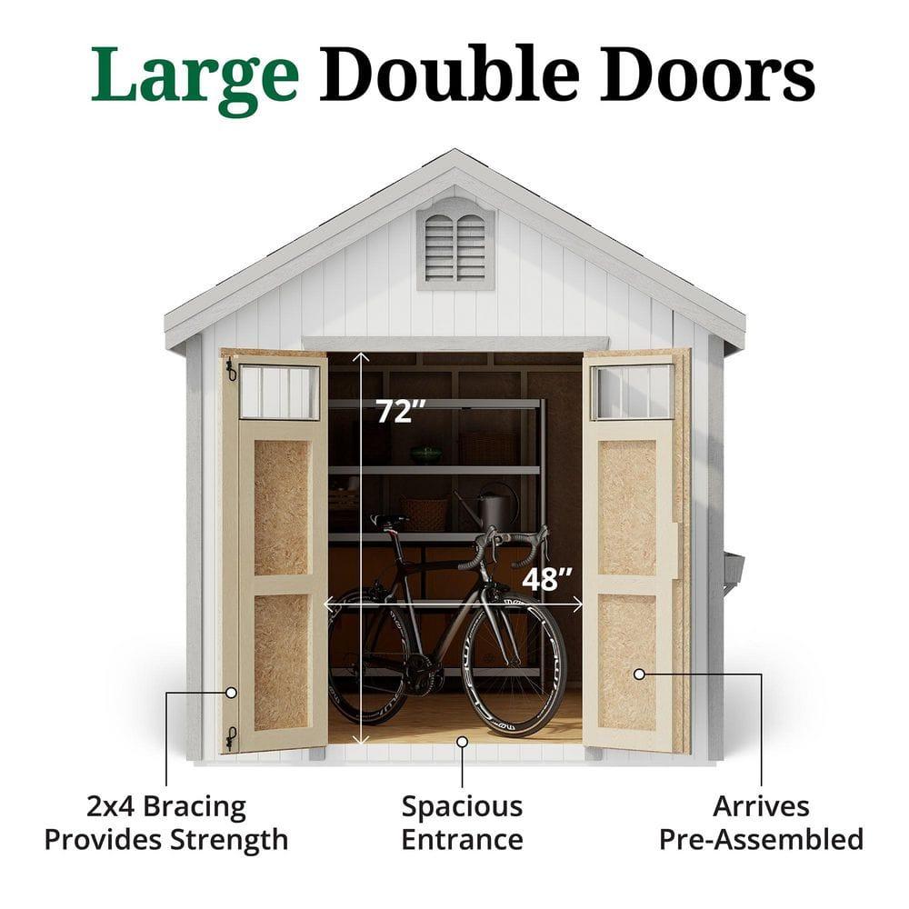 Little Cottage Co. Colonial Williamsburg Outdoor Wood Storage Shed