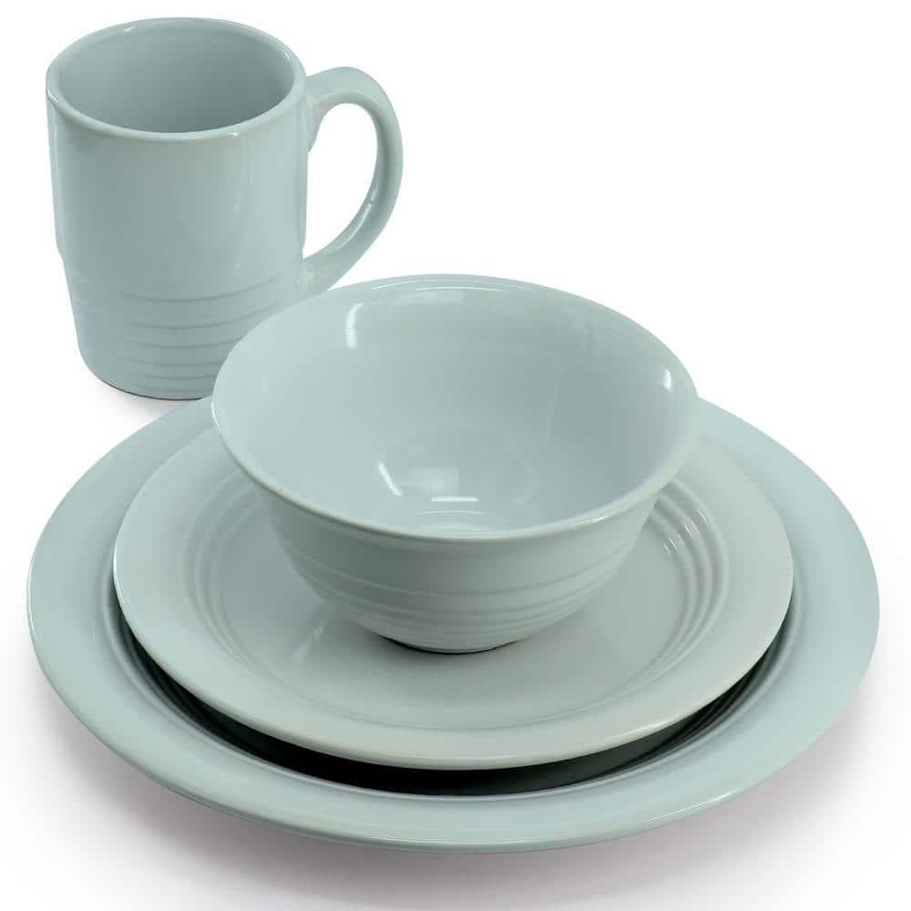 Martha Stewart Martha Stewart 32-Piece Combo Set Stoneware Dinnerware Set - Service for 4