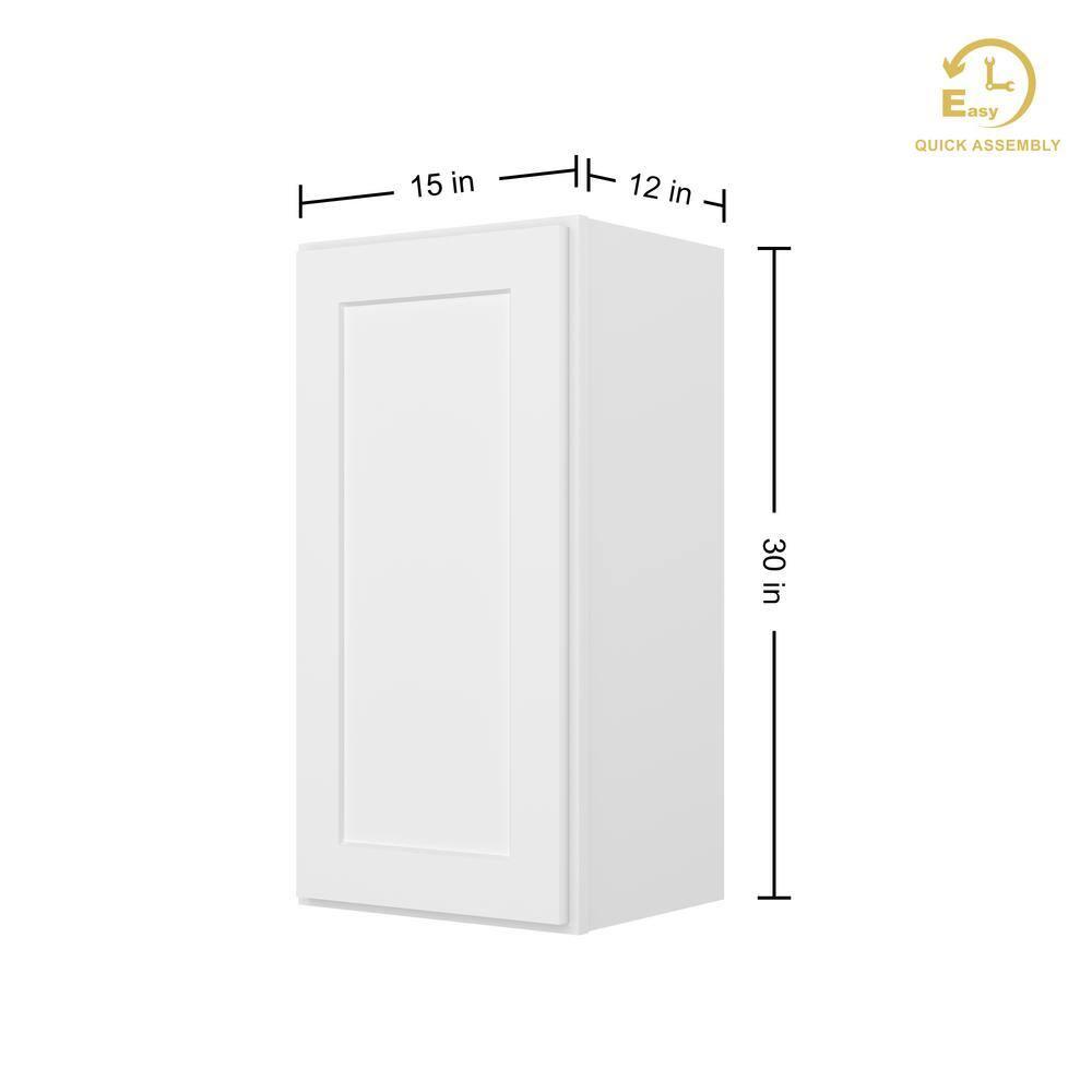 HomLux 12" x 30'' Easy to Assemble Accent Wall Cabinet