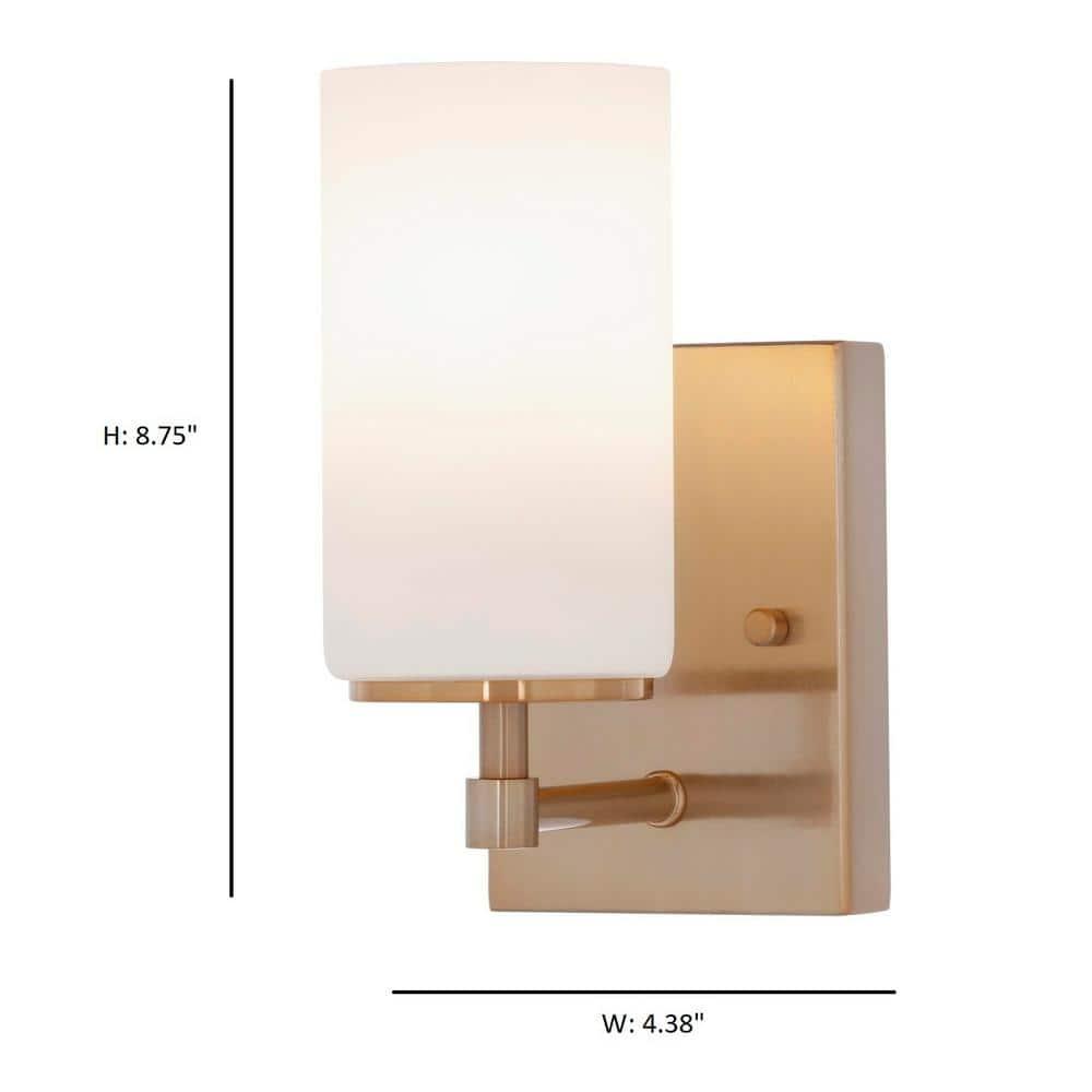 Sea Gull Lighting 4124601-848 Alturas Wall/Bath Sconce Vanity Style Fixture, One - Light, White