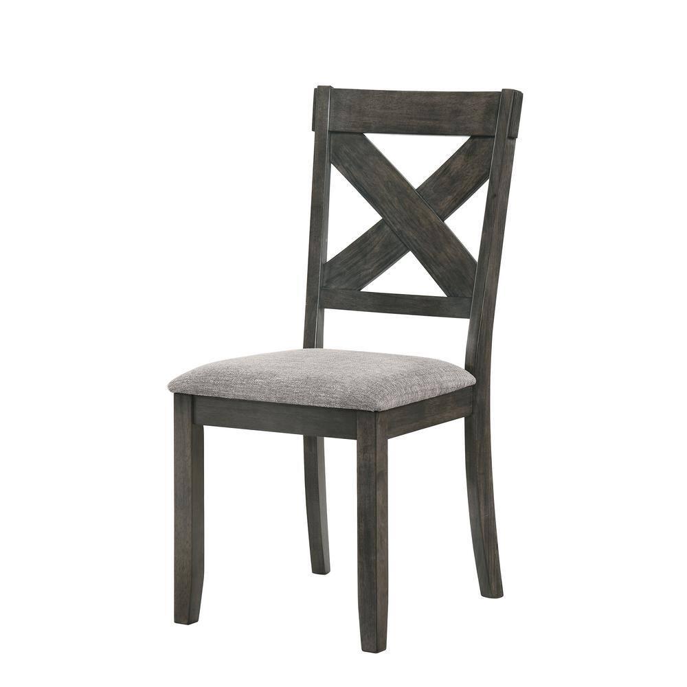 New Classic Furniture Gulliver 5-Piece Solid Wood Dining Set in Brown