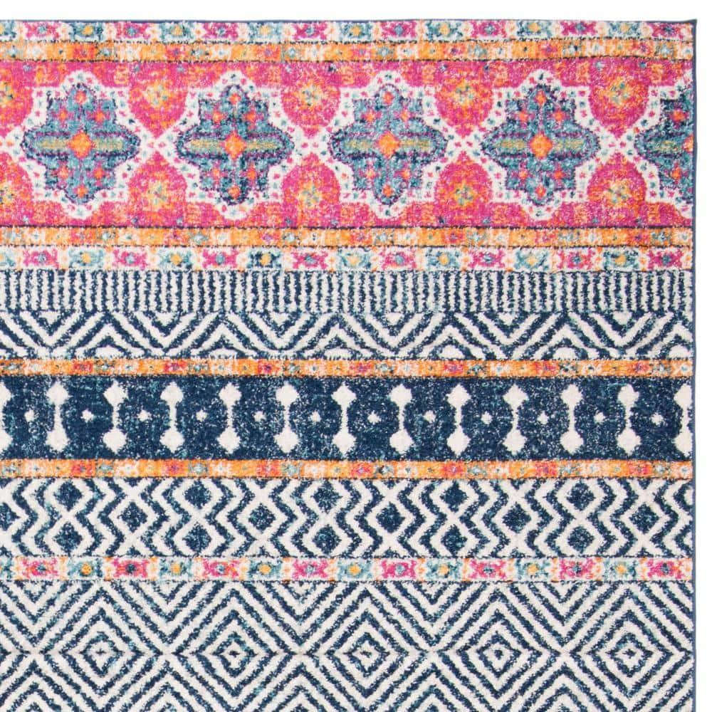 Madison MAD797 Power Loomed Indoor Area Rug - Navy/Ivory - 8'9"x11'9" - Safavieh.