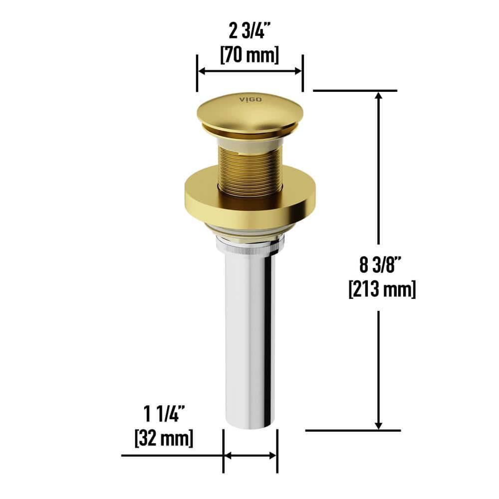 Pop-Up Bathroom Sink Drain