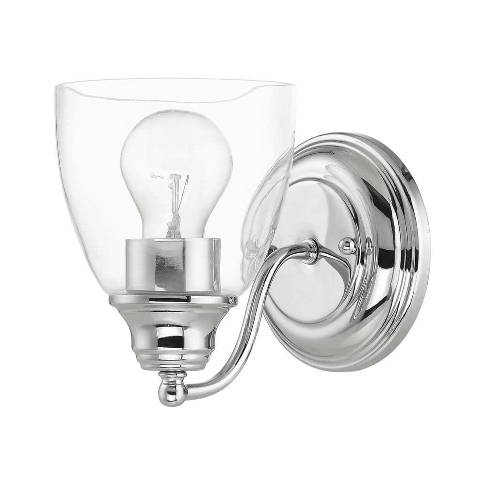 Livex Lighting Montgomery 1 - Light Vanity in  Polished Chrome
