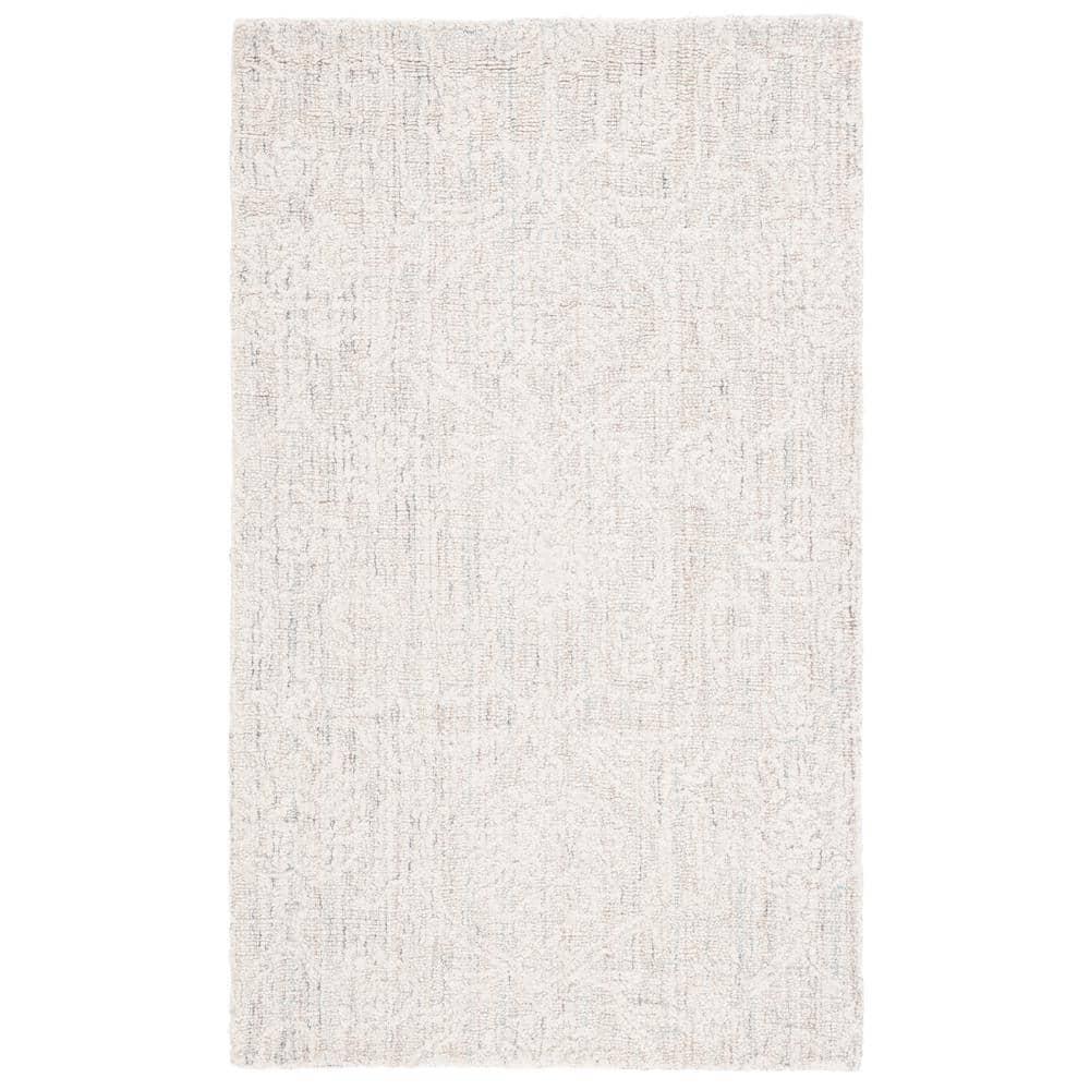 Ebony EBN111 Hand Tufted Accent Rug - Blue/Ivory - 3'x5' - Safavieh.