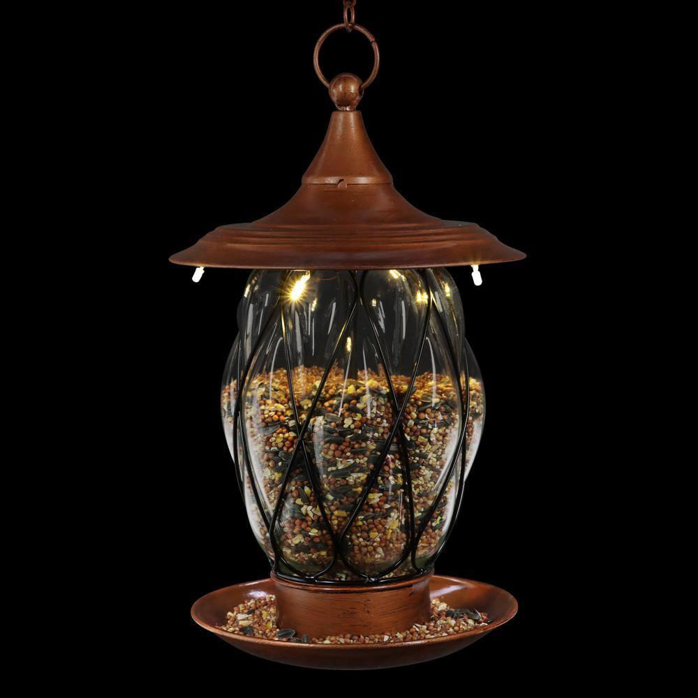 Exhart Exhart Solar Bird Feeder, 8.66 by 14.96 Inches