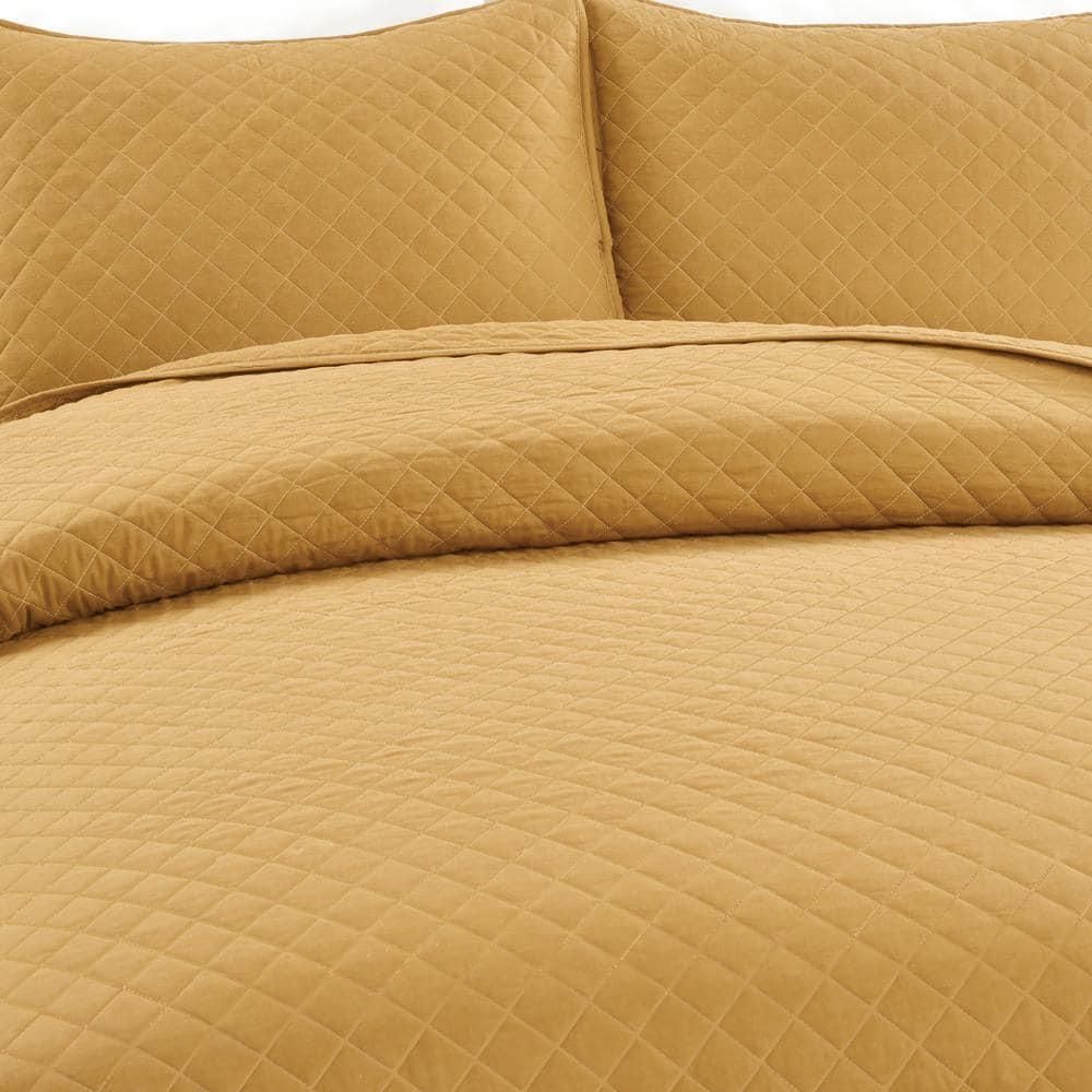 Lush Decor Ava Diamond Standard Cotton Modern & Contemporary Quilt Set