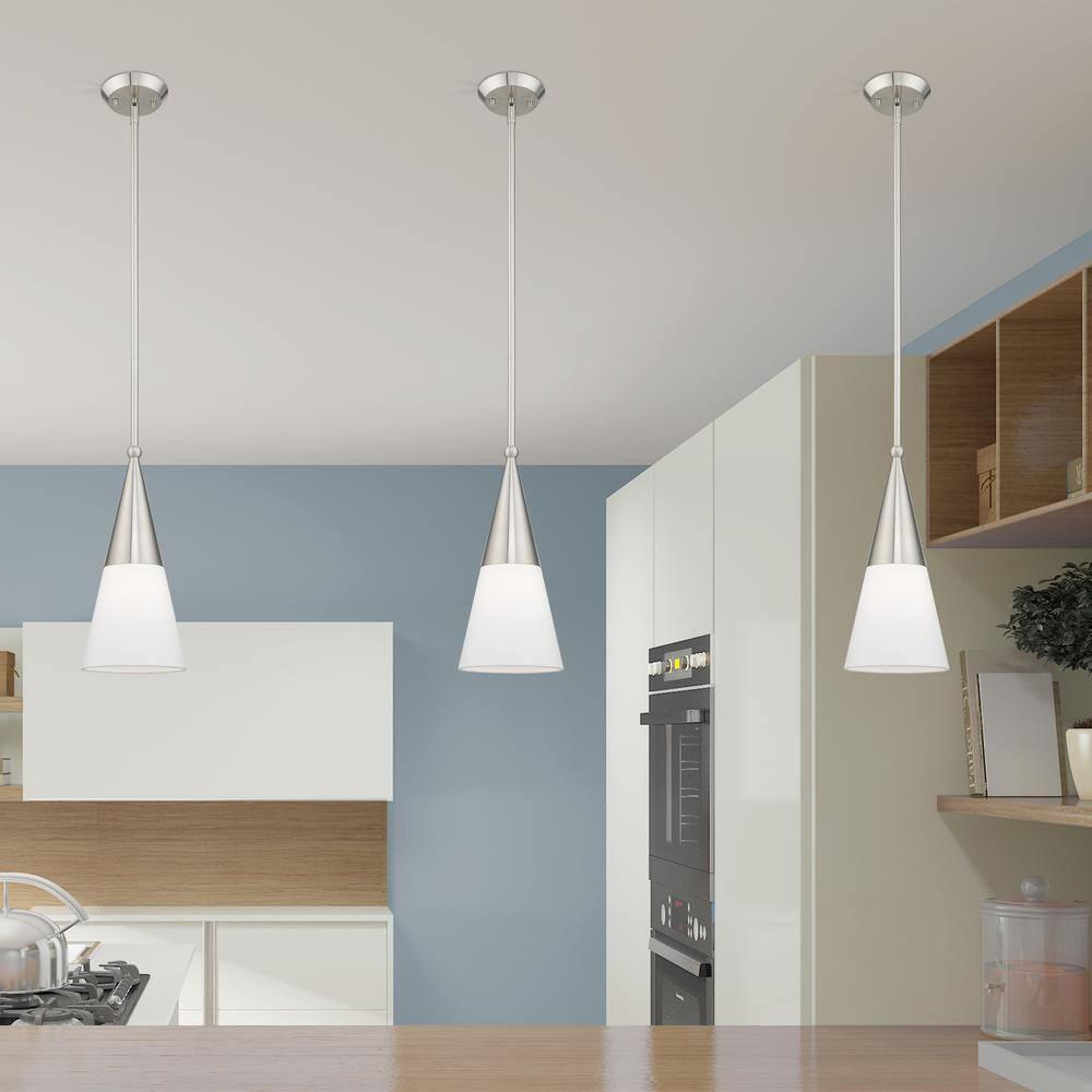 Livex Lighting Stockholm 1 - Light Pendant in  Brushed Nickel