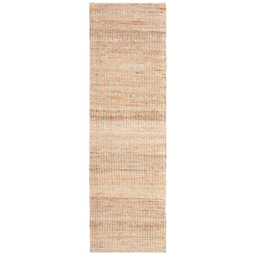Marbella MRB303 Hand Loomed Indoor Runner Rug - Natural/Ivory - 2'3"x8' - Safavieh