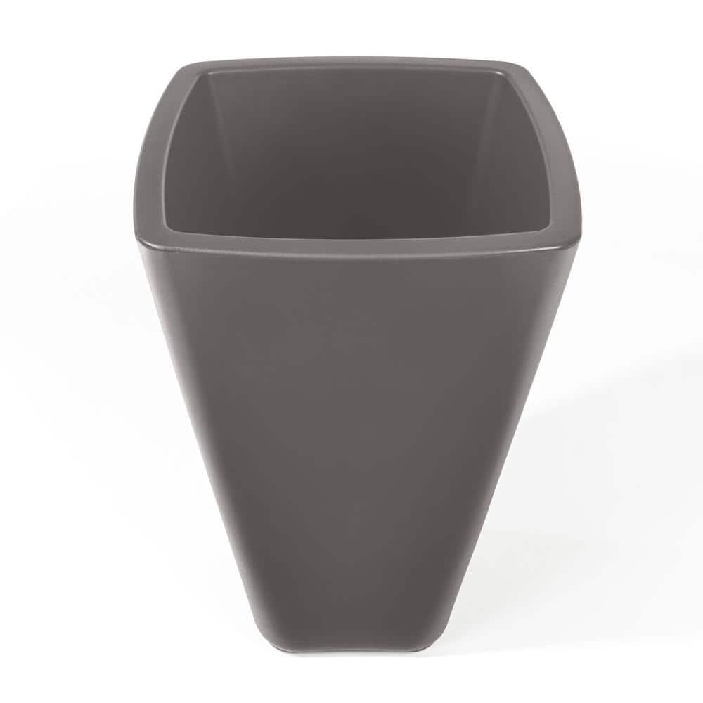 Step2 Bridgeview Square Tall Tapered Plastic Outdoor Planter & Reviews | Wayfair