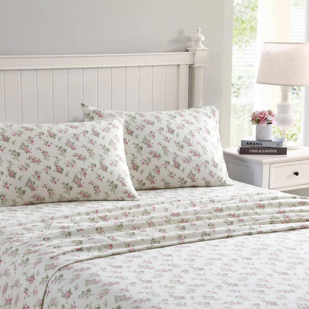 Laura Ashley Laura Ashley Cotton Flannel Cozy Sheet Sets