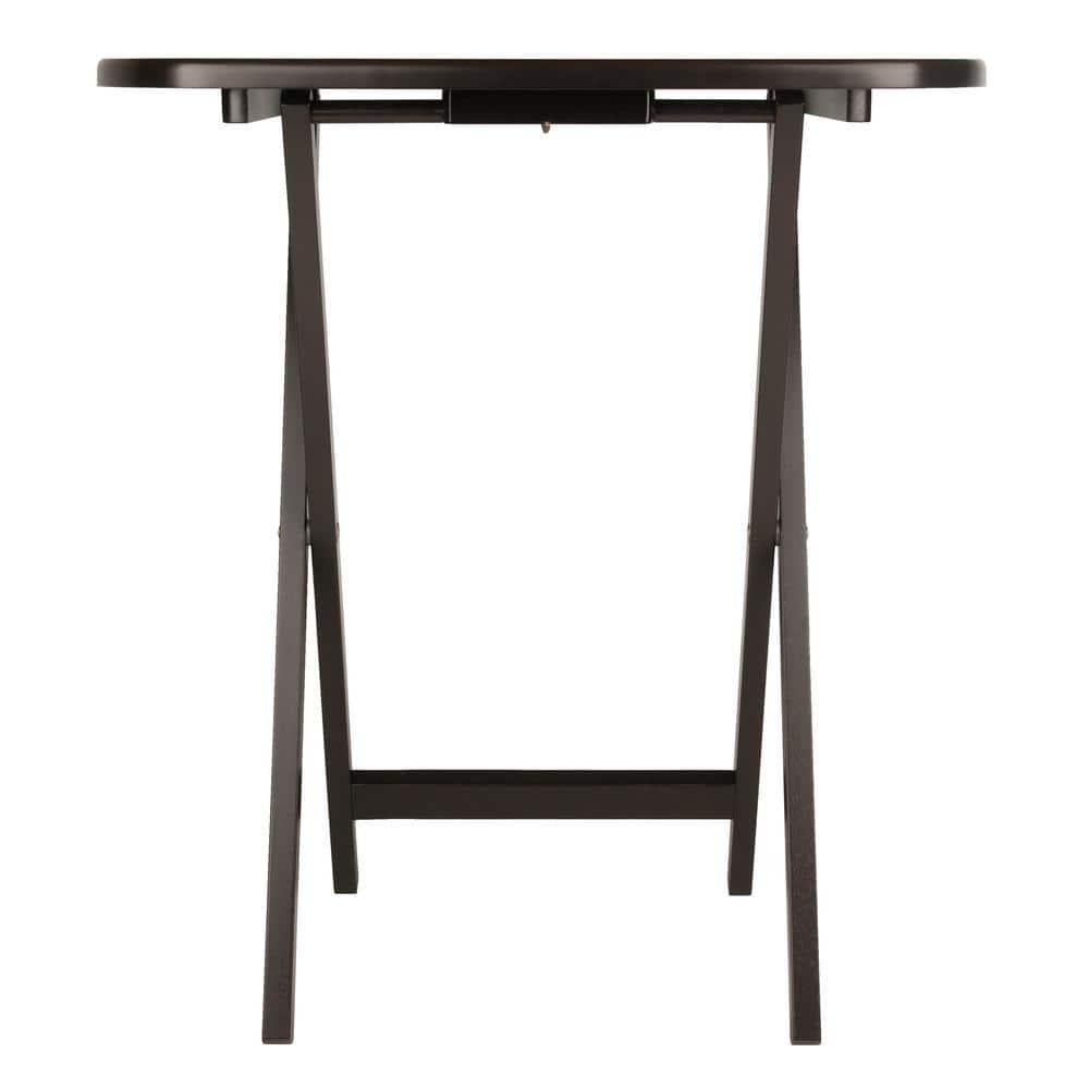 2pc Cade Oversize Oblong Snack Table Coffee - Winsome: No Assembly, Wood Frame, 25lb Capacity