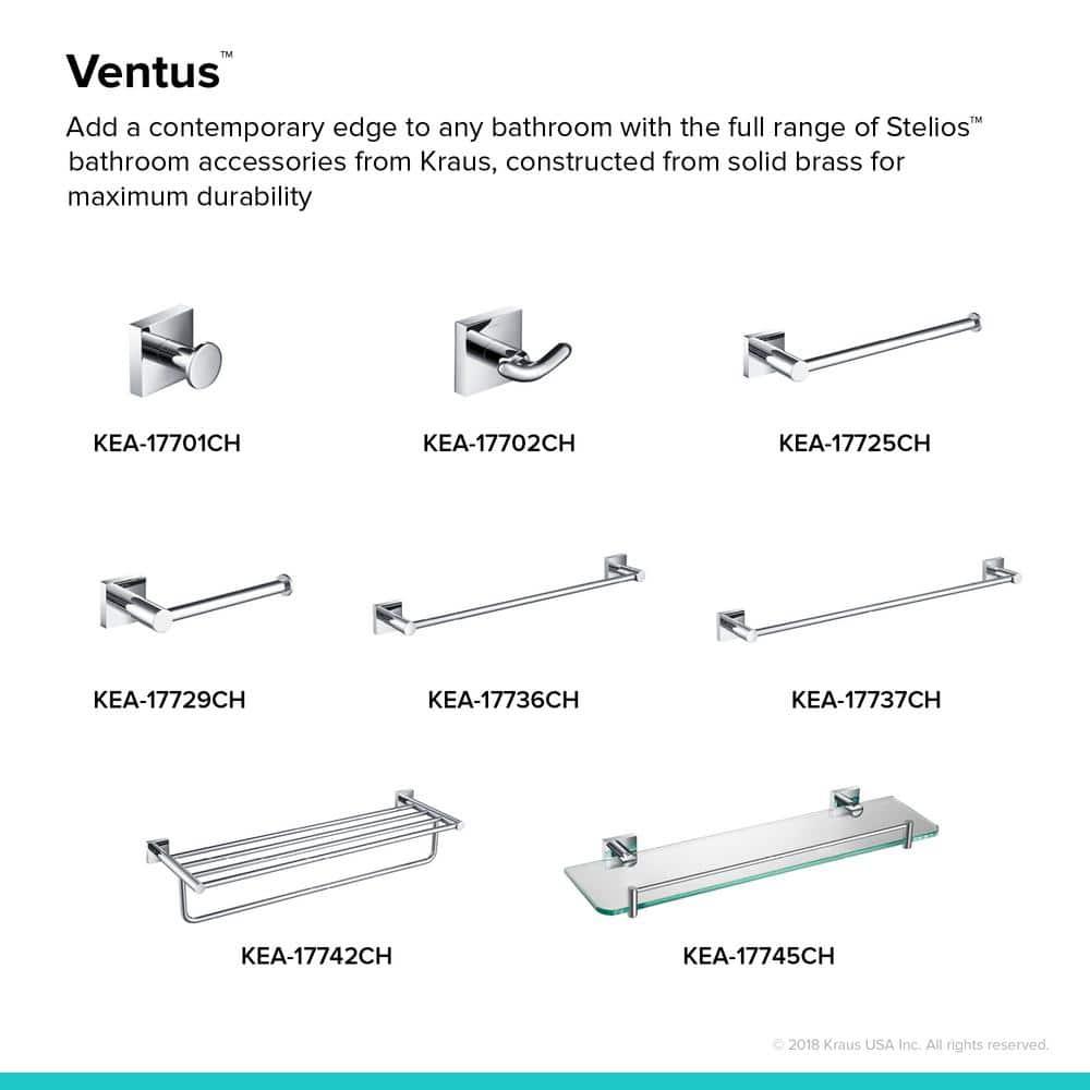 Ventus Wall Mounted Towel Hook