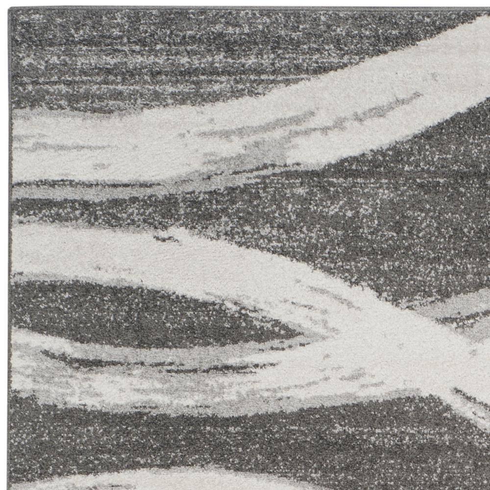 Adirondack ADR125 Machine Made Indoor Area Rug - Charcoal/Ivory - 9'x12' - Safavieh