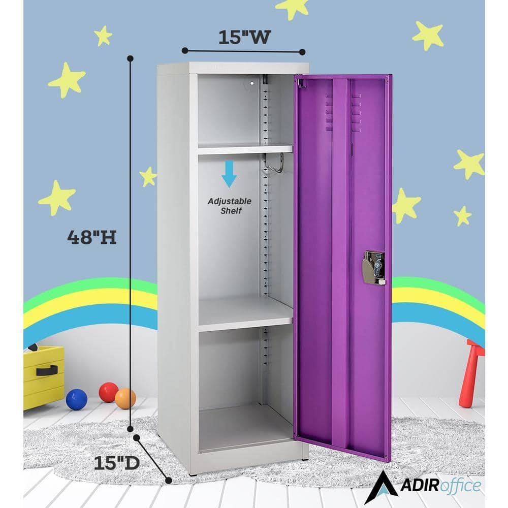 AdirOffice Steel 1-Tier School and Home Storage Locker
