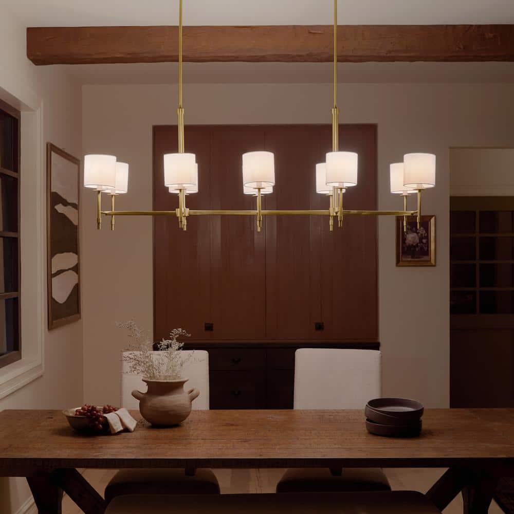 Kichler Lighting Ali 10 - Light Chandelier in  Brushed Natural Brass