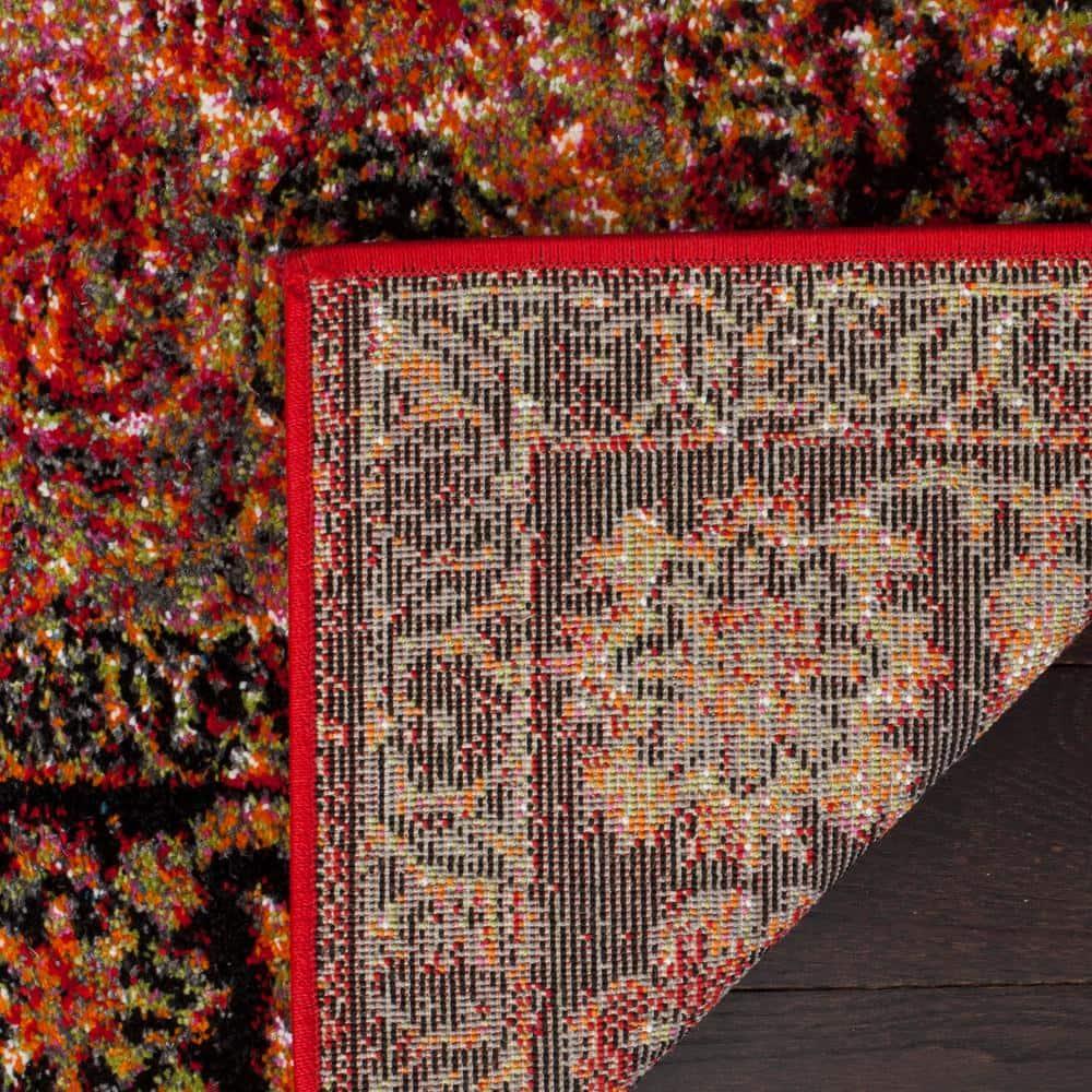 Vintage Hamadan VTH219 Power Loomed Indoor Accent Rug - Red/Multi - 2'7"x5' - Safavieh.
