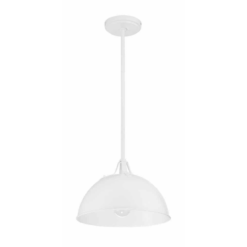 Crystorama Lighting Soto 1 - Light Pendant in  White