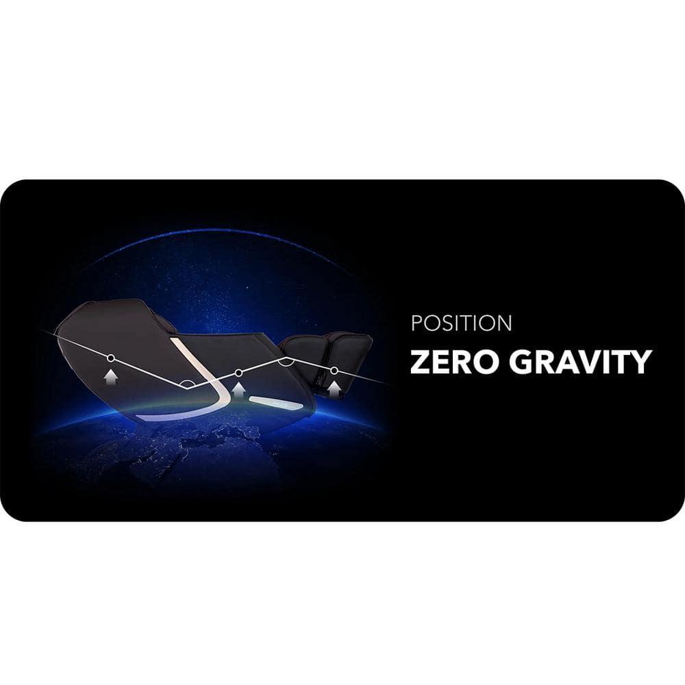 Taupe Faux Leather Zero Gravity Massage Recliner