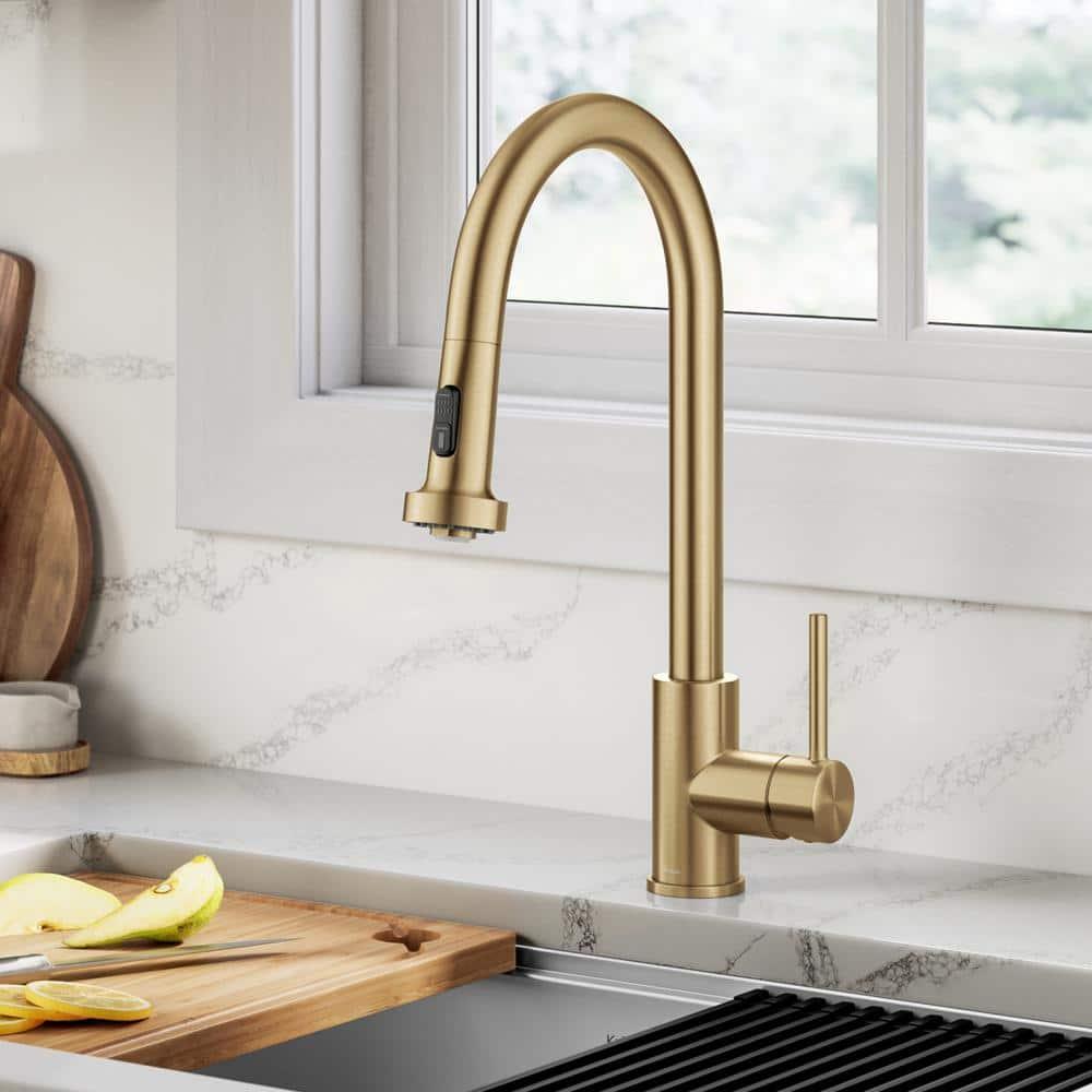KRAUS Bolden 2-Function Single Handle Pull Down Kitchen Faucet