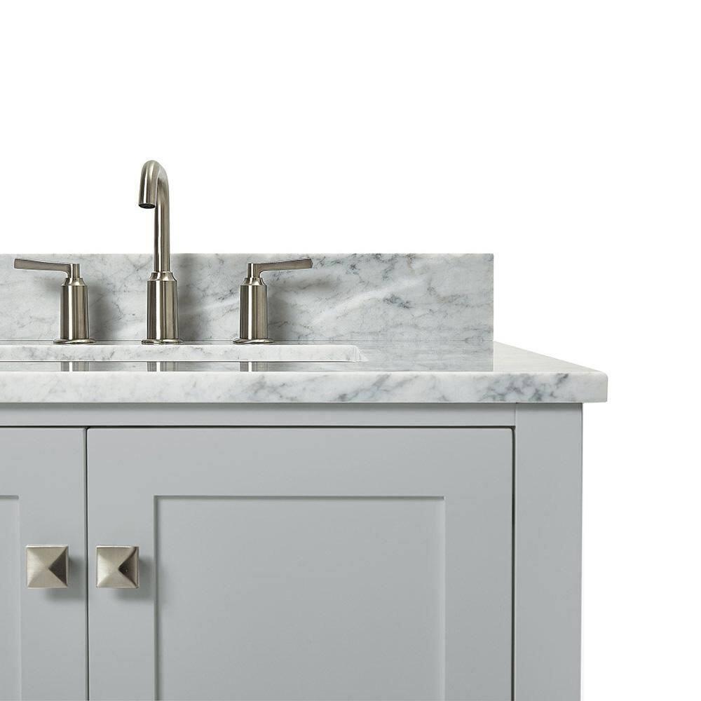 Ariel A043srcw2rvo Cambridge 43" Free Standing Single Basin Vanity Set - Grey