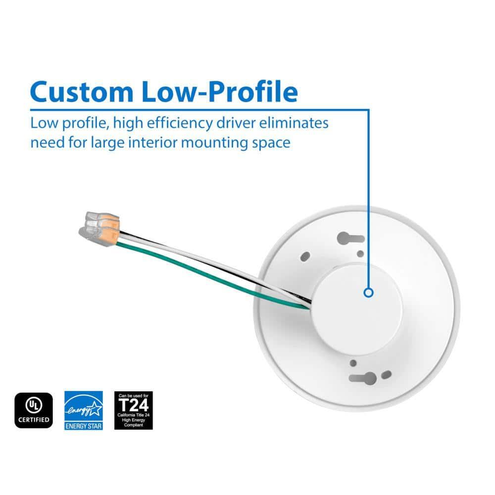 DLFv3 Round 5'' Dimmable LED Canless Recessed Lighting Kit
