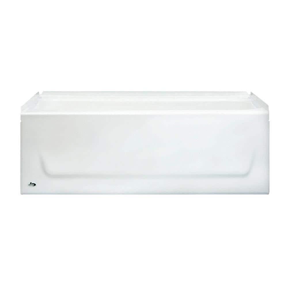 Kona 54'' x 30'' Alcove / Tile In Soaking Porcelain Bathtub