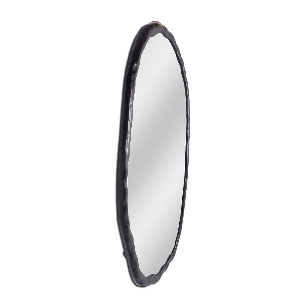 Rogelio Oval Mirror - Black