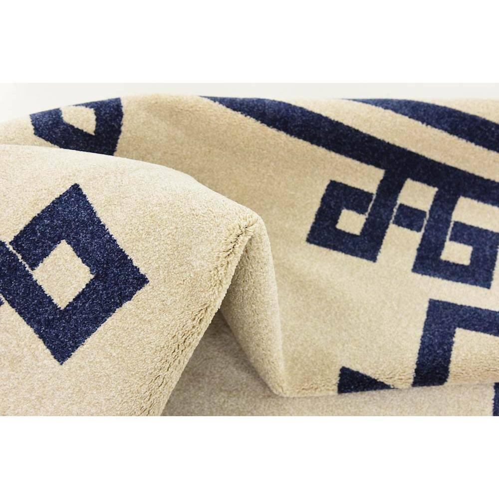 Athens Geometric Beige 7' 0 x 10' 0 Area Rug