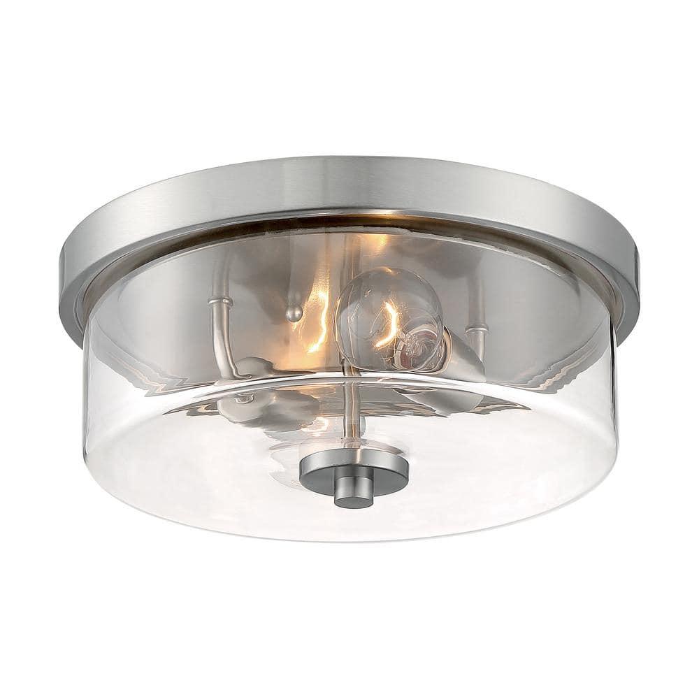 Nuvo Lighting - Sommerset-2 Light Flush Mount in Modern/Contemporary Style-12.88