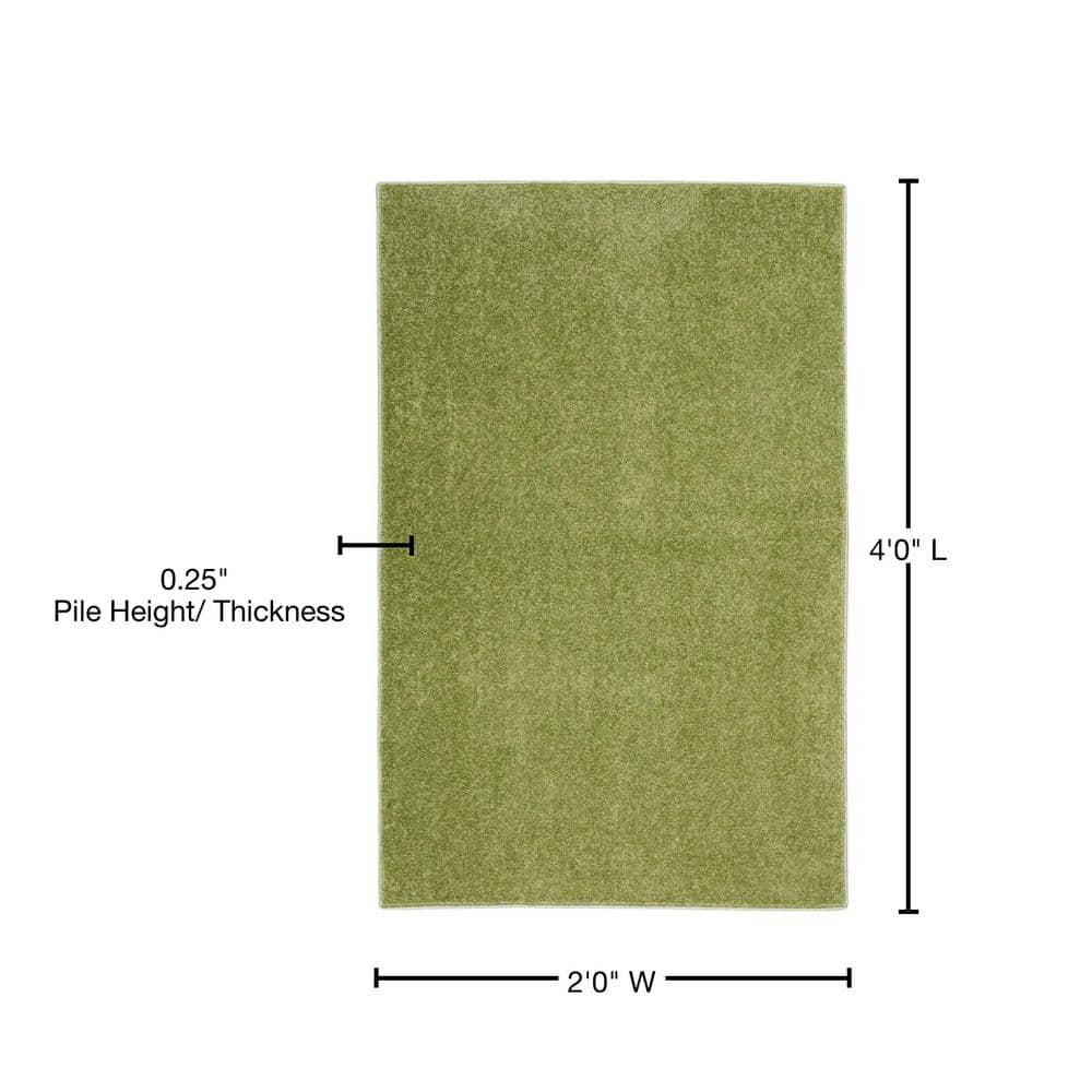 Nourison Nourison Essentials NRE01 Indoor/outdoor Area Rug - Green 2' x 4'