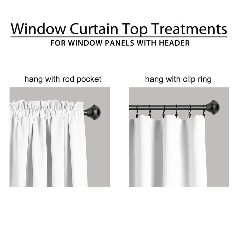 Lush Decor Insulated Polyester Blackout Curtain Pair (Set of 2)