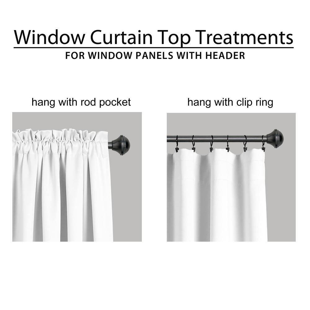 Lush Decor Polyester Room Darkening Curtain Pair (Set of 2)