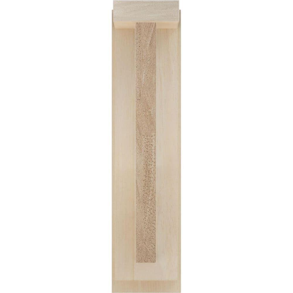 Ekena Millwork Traditional H 2.5'' W D Wood Bracket / Corbel