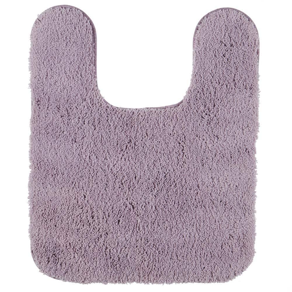 Mohawk Home Pure Perfection Nylon Bath Rug Contour, Lavender 1'8" x 2'