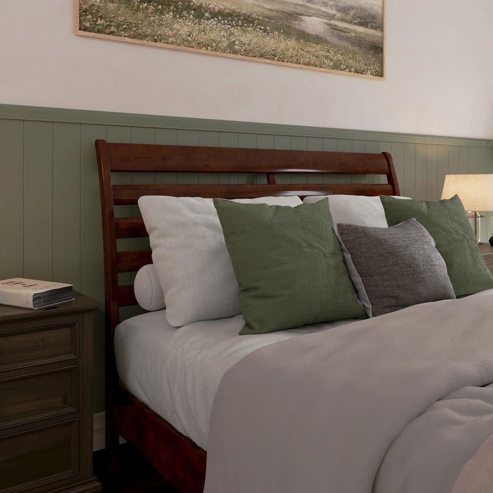 AFI Furnishings Savannah Queen Solid Wood Headboard with Attachable Charger in White