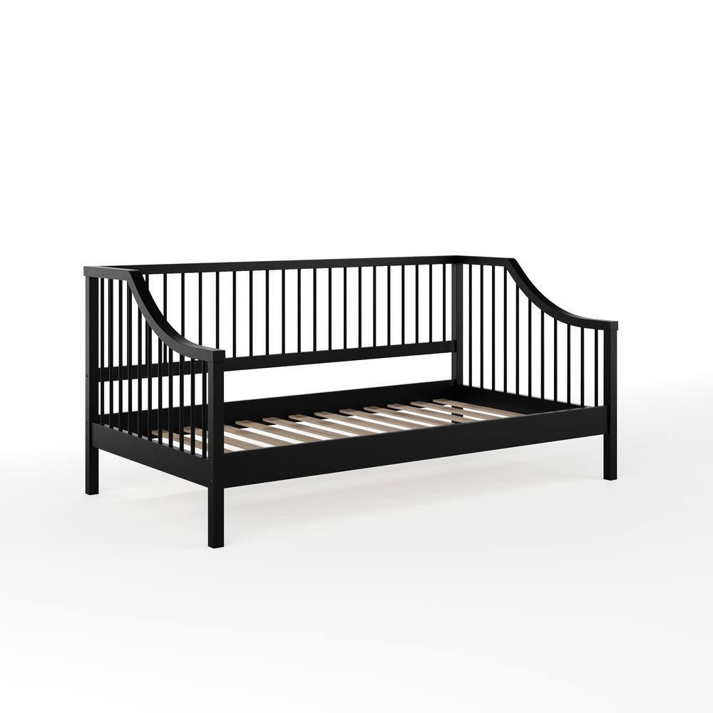 Martha Stewart Martha Stewart Neely Wooden Platform Daybed With Spindles And Wood Slat Foundation