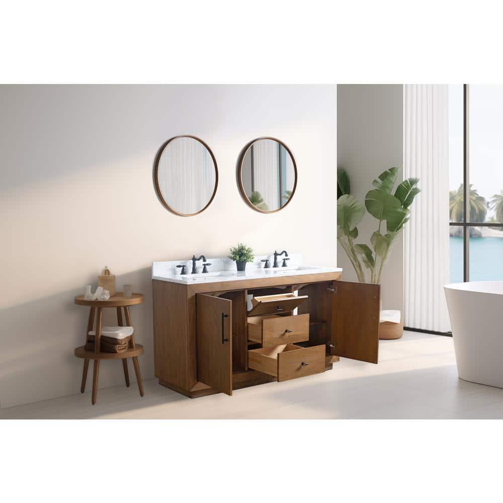 60" Double Bathroom Vanity Set with Top