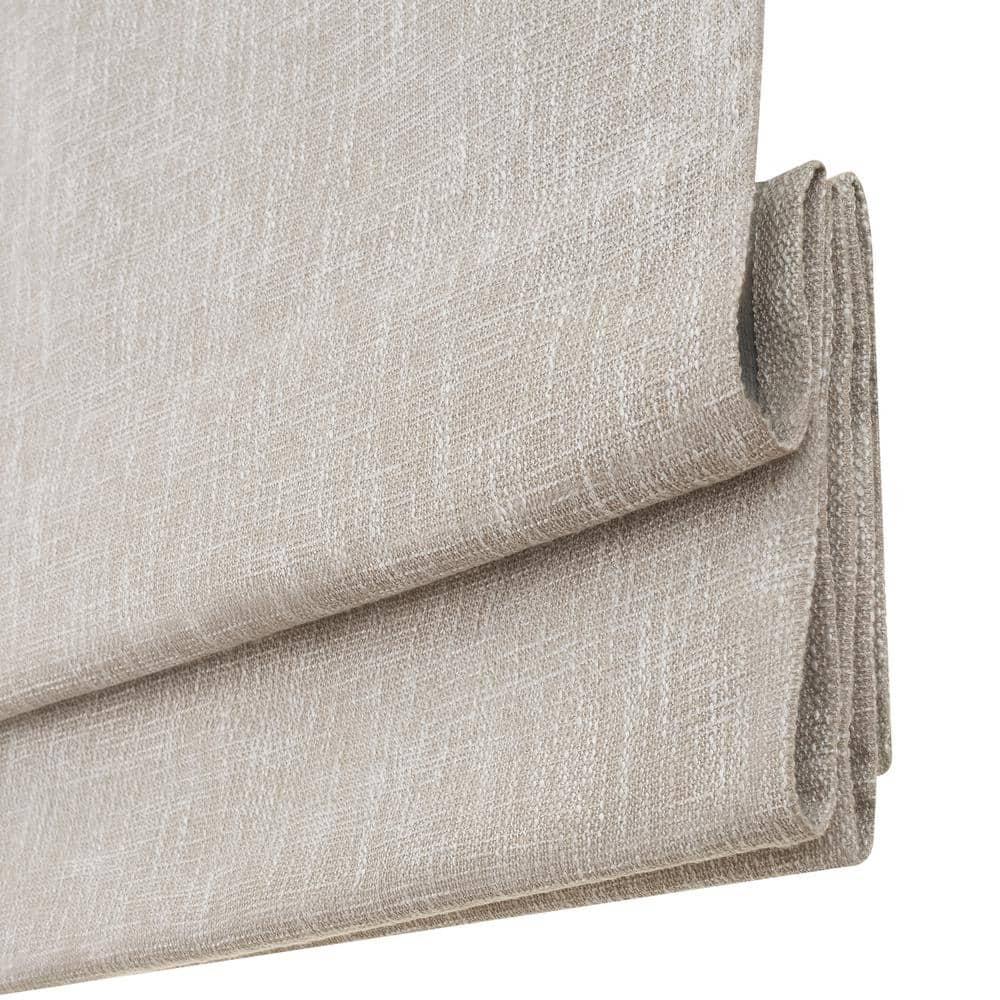 Eclipse Drewton Motorized Textured Roman Shade