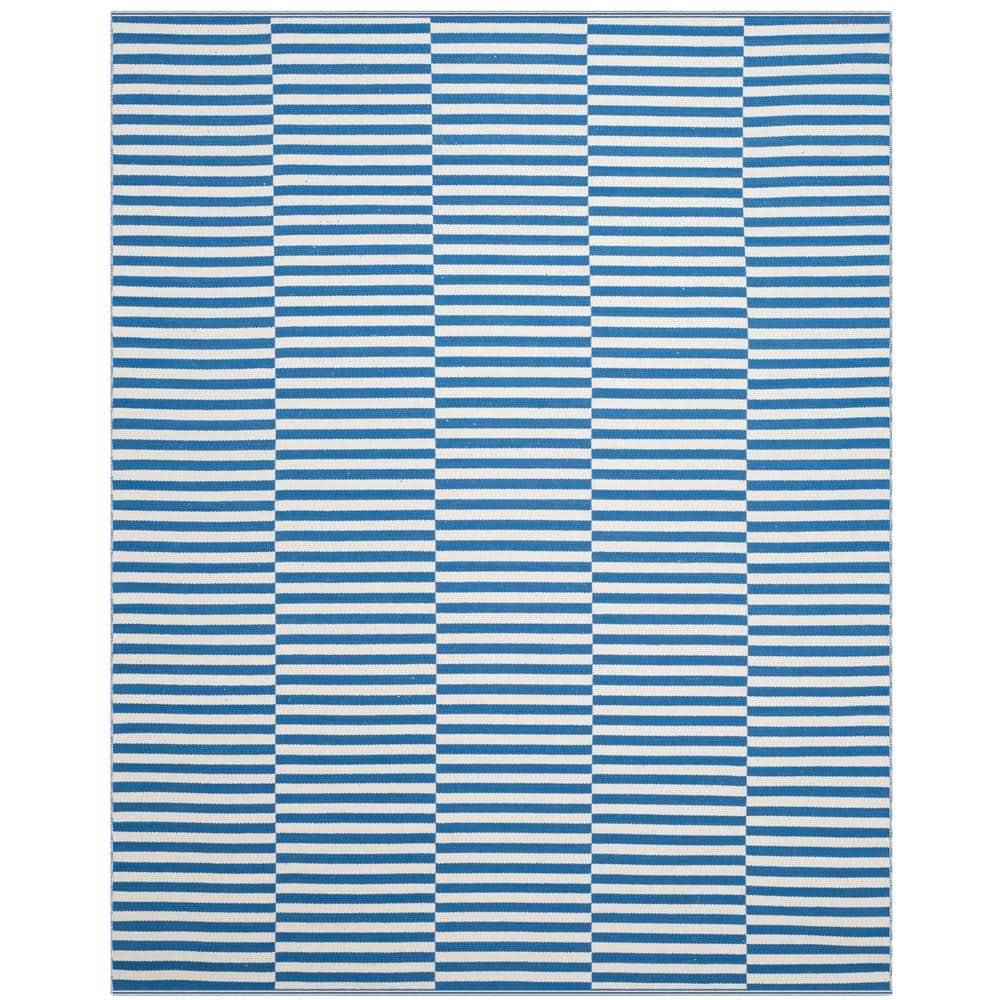 Montauk MTK715 Hand Woven Indoor Area Rug - Ivory/Blue - 8'x10' - Safavieh