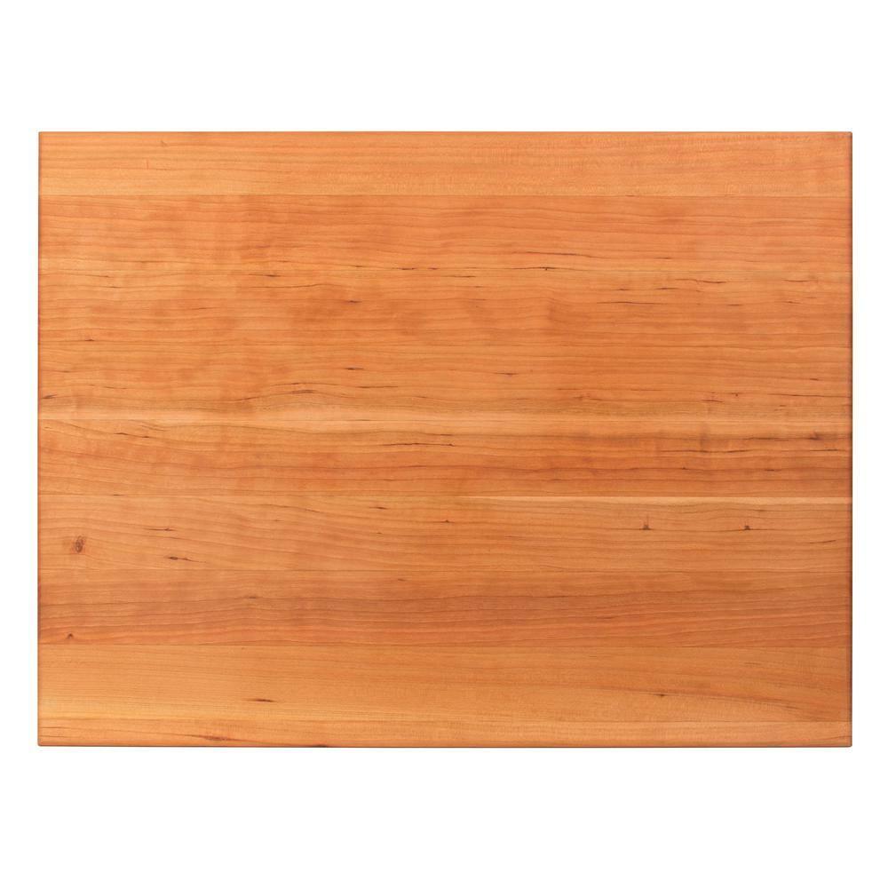 John Boos Boos Block R-Board Series Large Reversible Wood Cutting Board, 1.5-Inch Thickness, 20" x 15" x 1 1/2", Cherry
