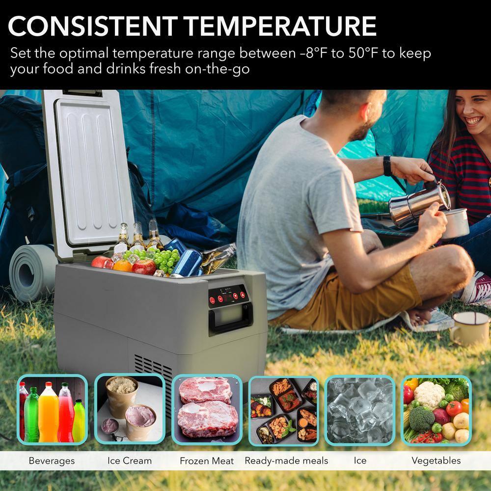 Whynter FMC-350XP Outdoor Living Whynter 34 Quart Compact Portable Freezer/Refrigerator with 12v DC Option