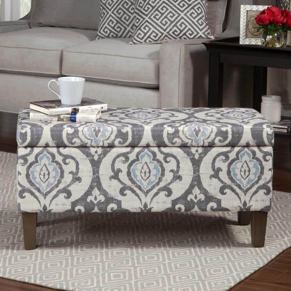 Chantrell 36" Wide Large Decorative Storage Bench